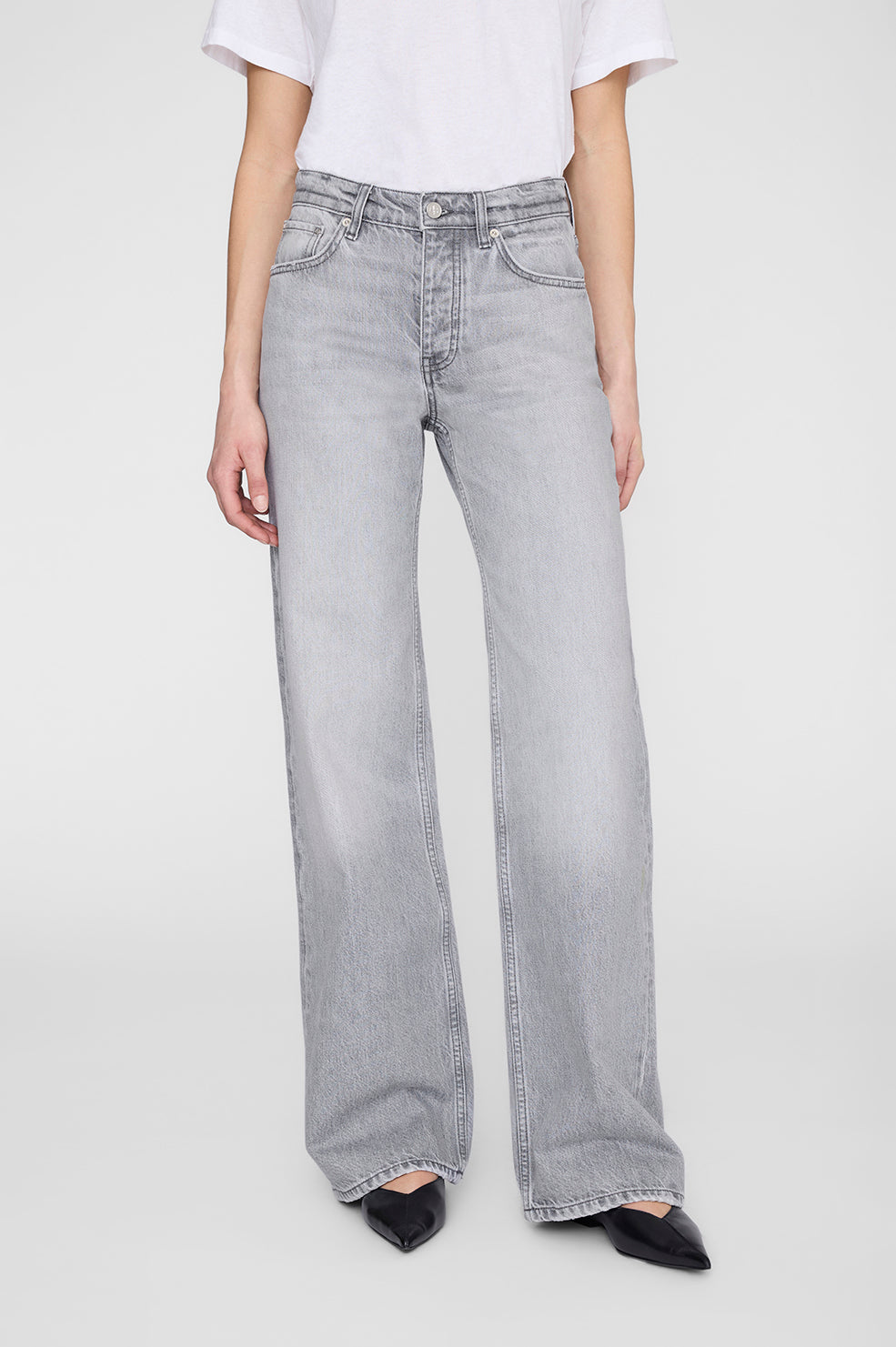 ANINE BING Hugh Jean - Oyster Grey