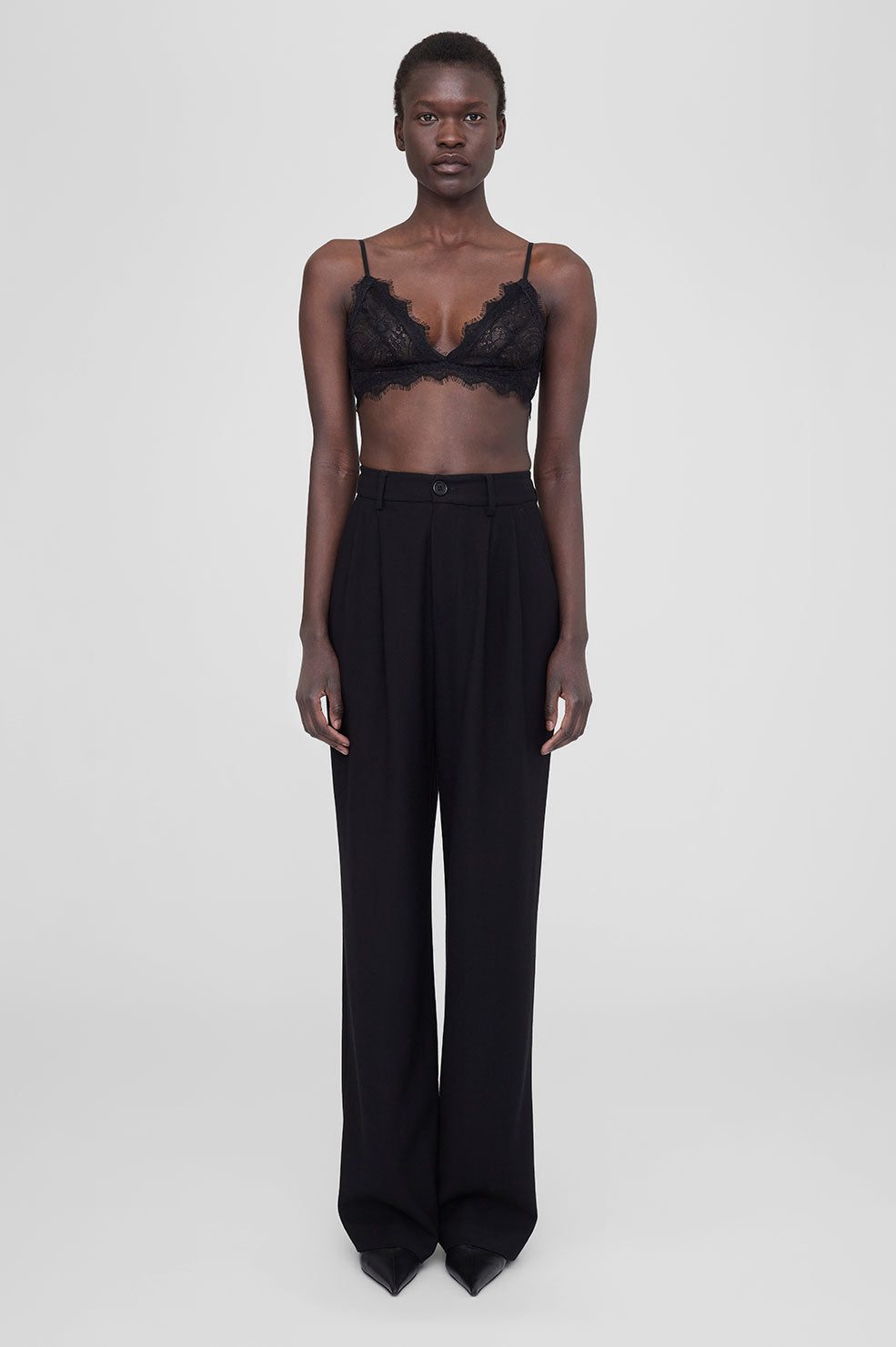 Black Lace Bralette, bralette crop top, Women's Clothing, Lingerie, Size  S/M/L