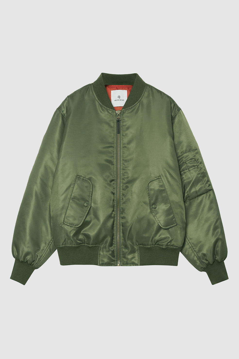 ANINE BING Leon Bomber - Army Green