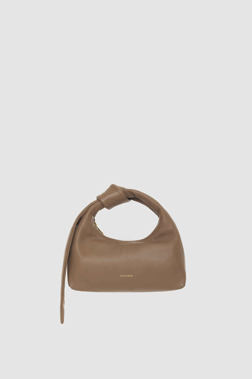 ANINE BING Grace leather mini bag, Brown