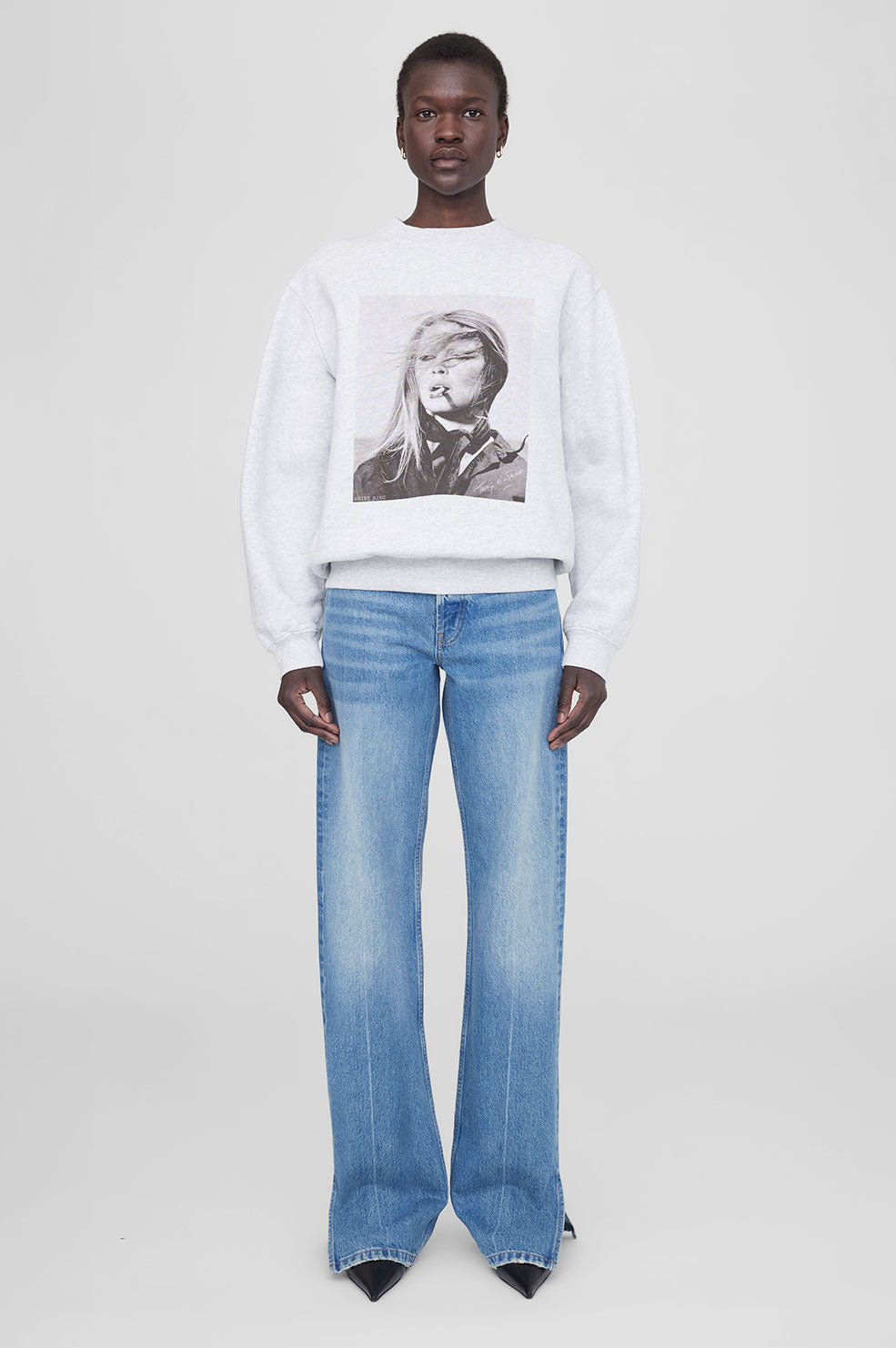 Anine Bing Ramona Monogram Sweatshirt (Size XS), Women's Fashion, Coats,  Jackets and Outerwear on Carousell