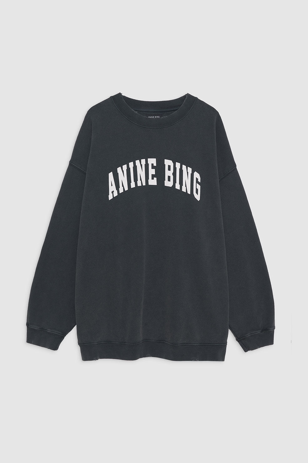 Tyler Sweatshirt in Washed Black | ANINE BING