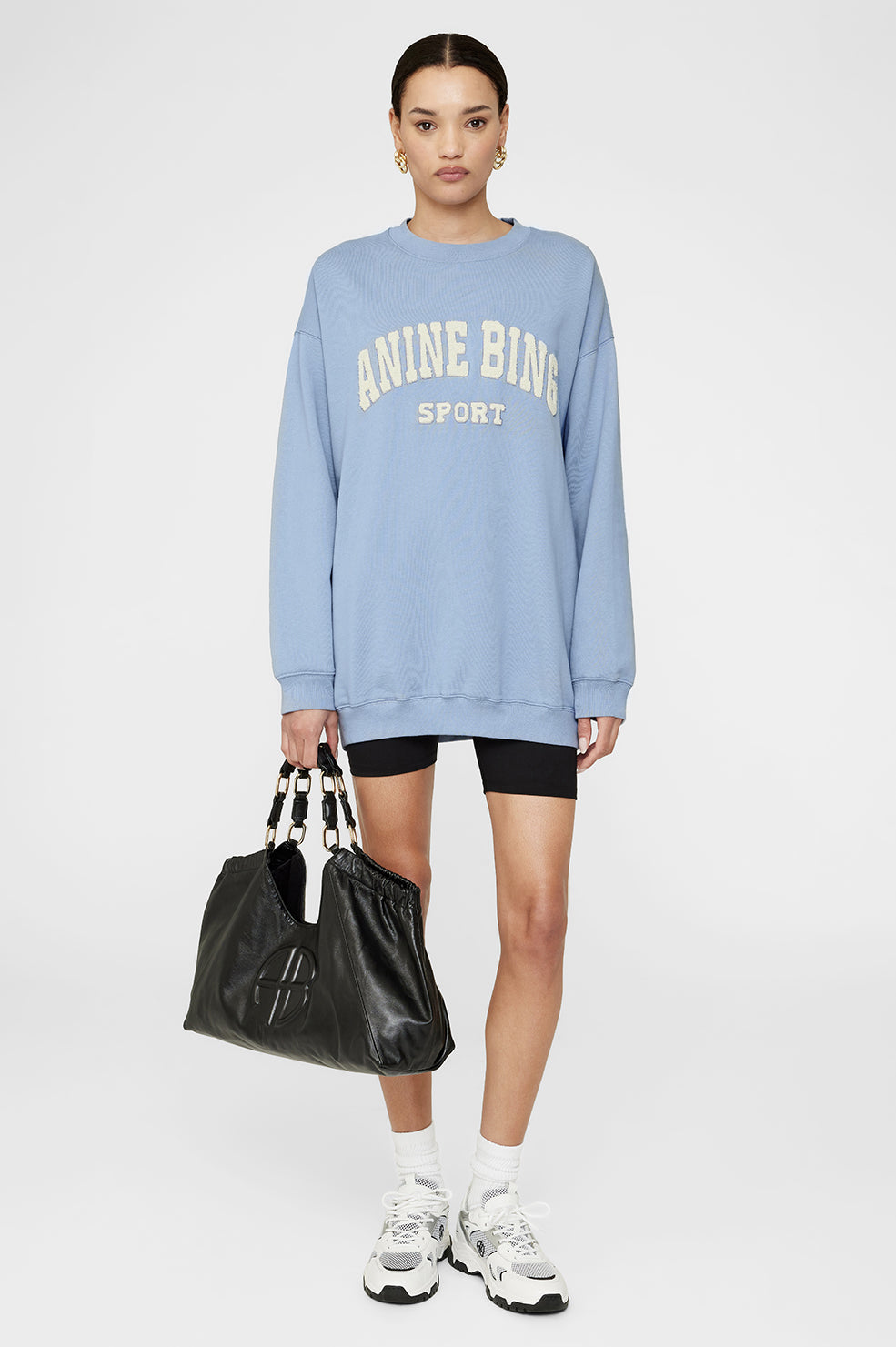 ANINE BING Tyler Sweatshirt - Capri Blue