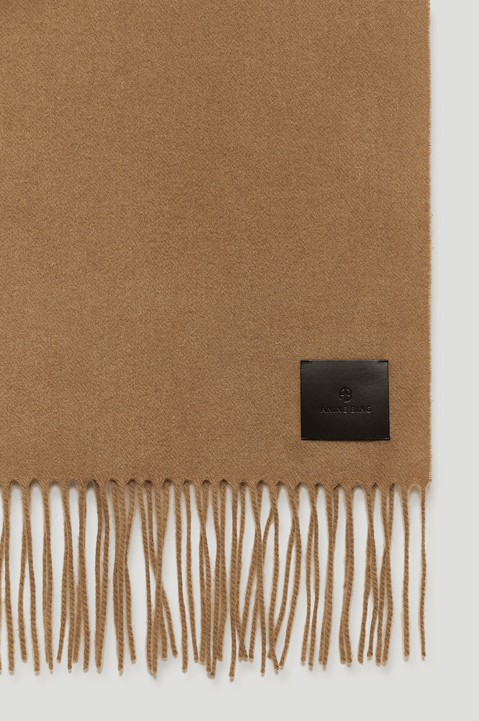 【タグ付き未使用】ANINE BING/アニン ビン ストール STOLE ANINE BING Augustina Scarf - Camel Wool