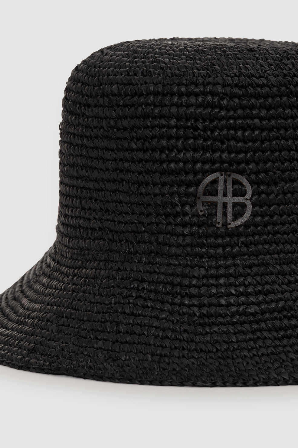 ANINE BING Cabana Bucket Hat - Black display picture 3