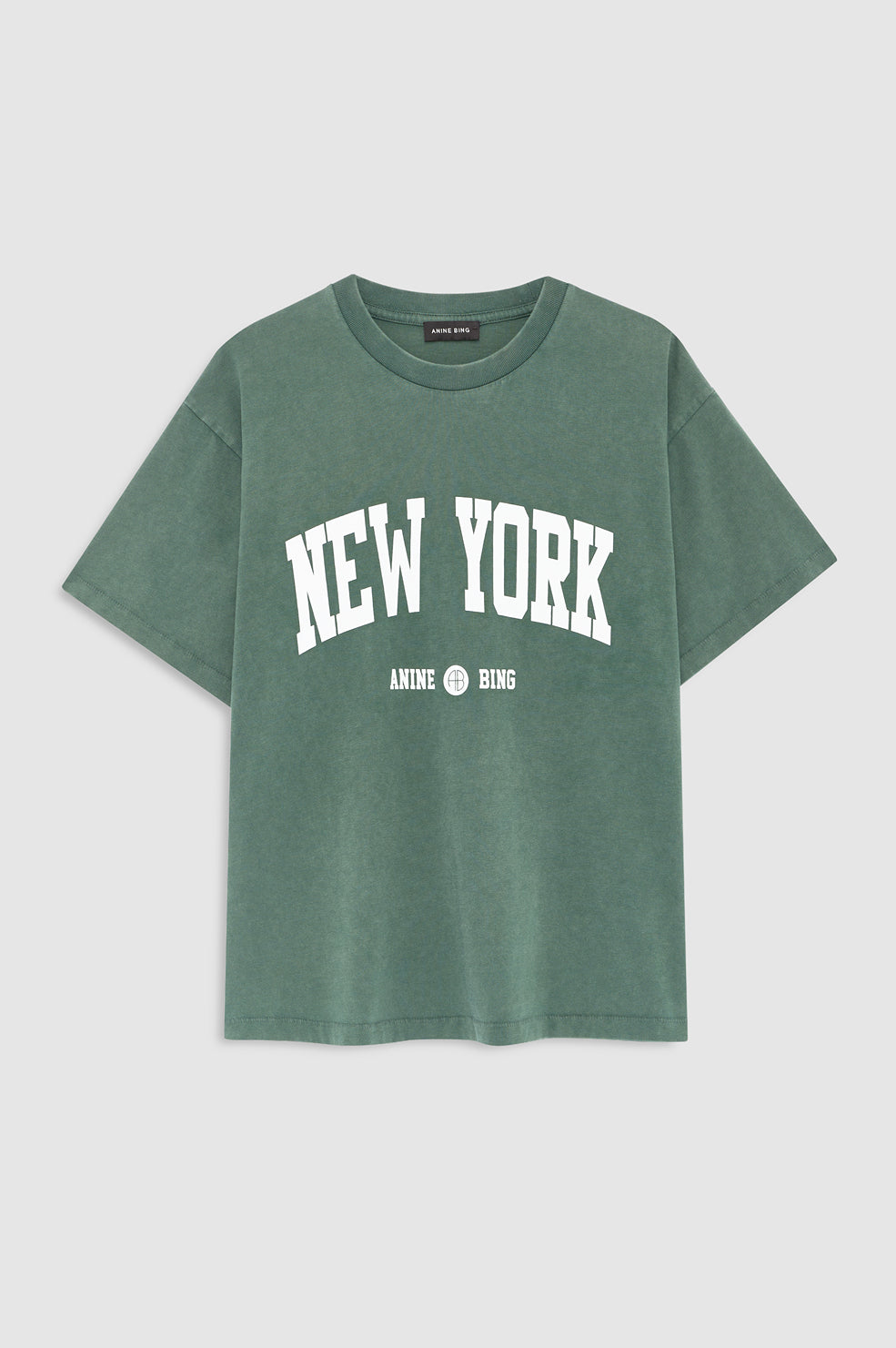 ANINE BING Cade Tee New York University - Cilantro