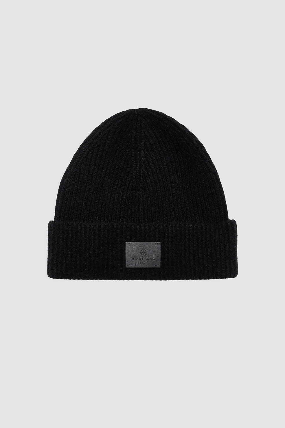 Carley Beanie - Black Cashmere
