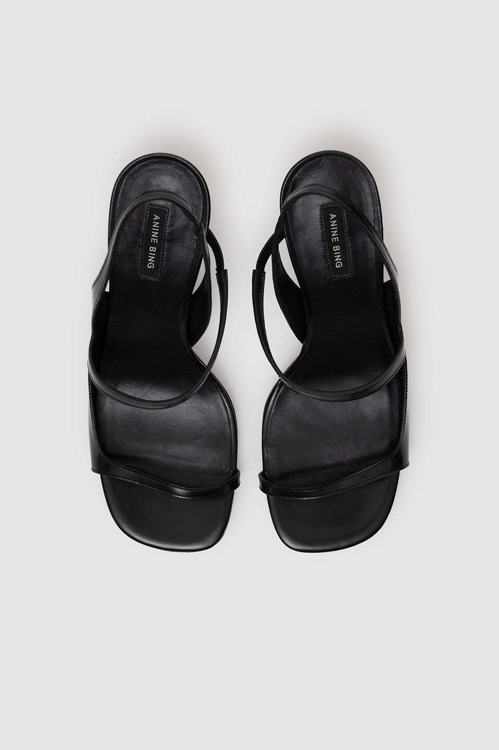 ANINE BING Iva Sandal Smooth - Black