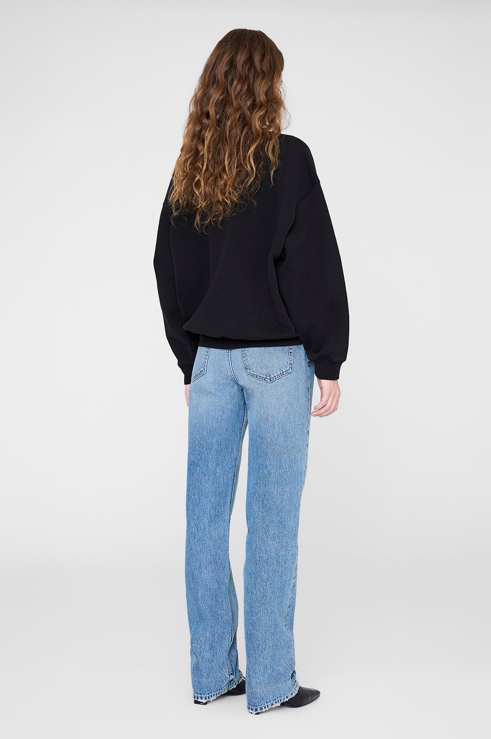 ANINE BING Jaci Sweatshirt Ab Ny - Black