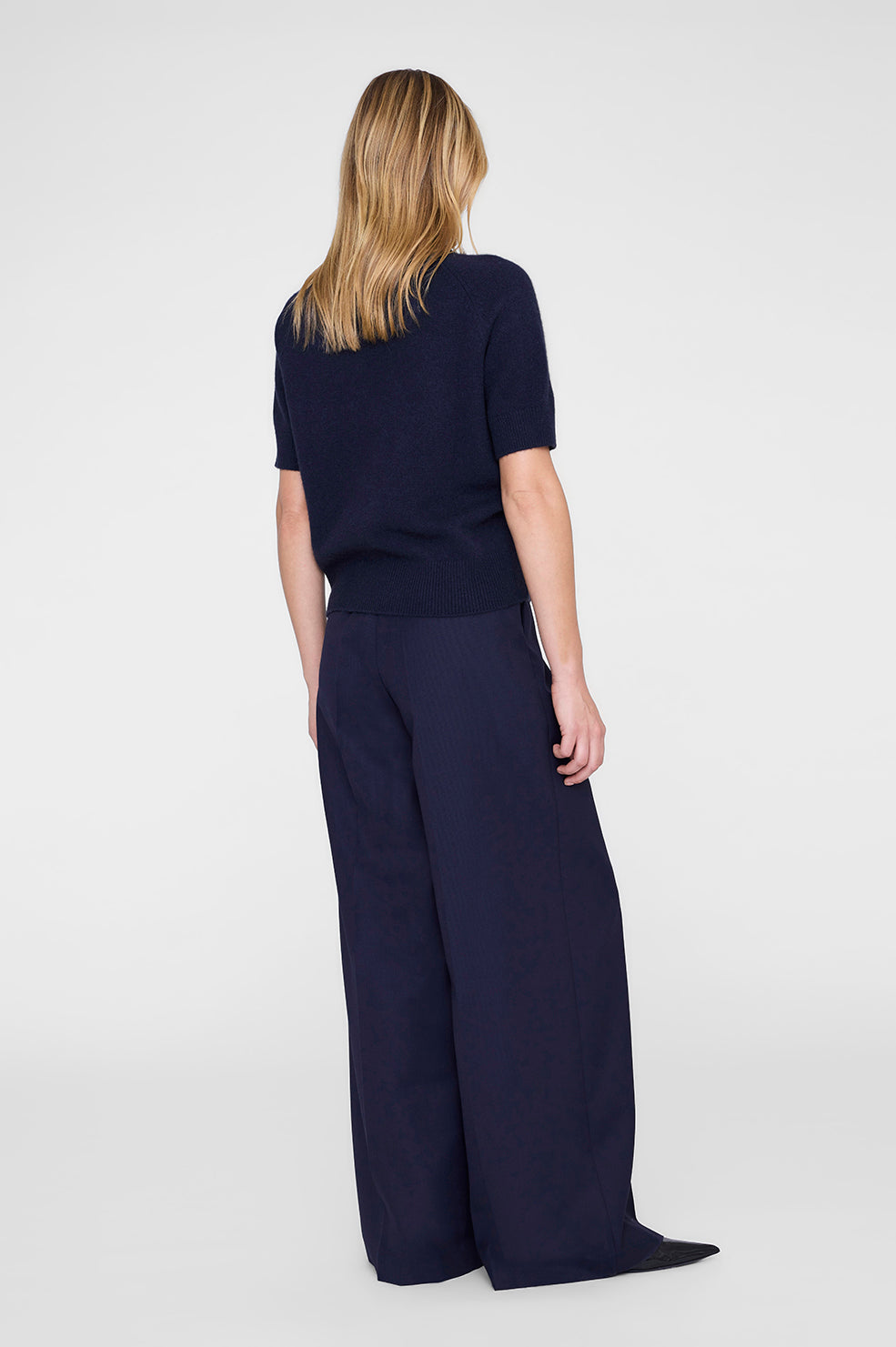 ANINE BING Jackson Turtleneck Sweater - Midnight Blue