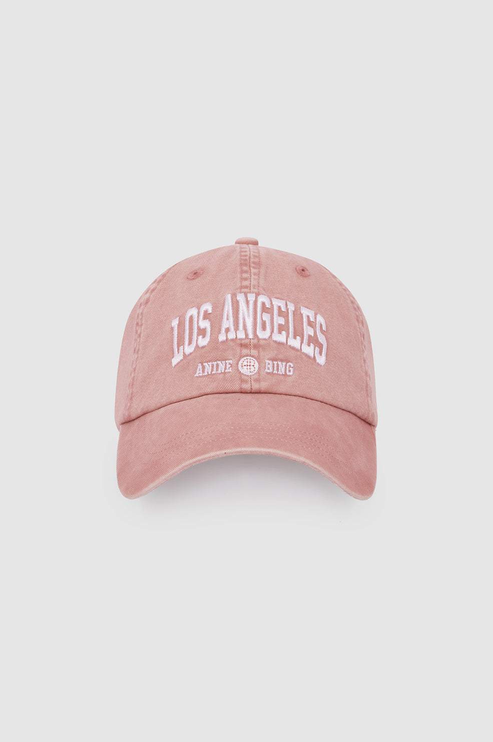 ANINE BING Jeremy Baseball Cap Los Angeles University - Earth Red