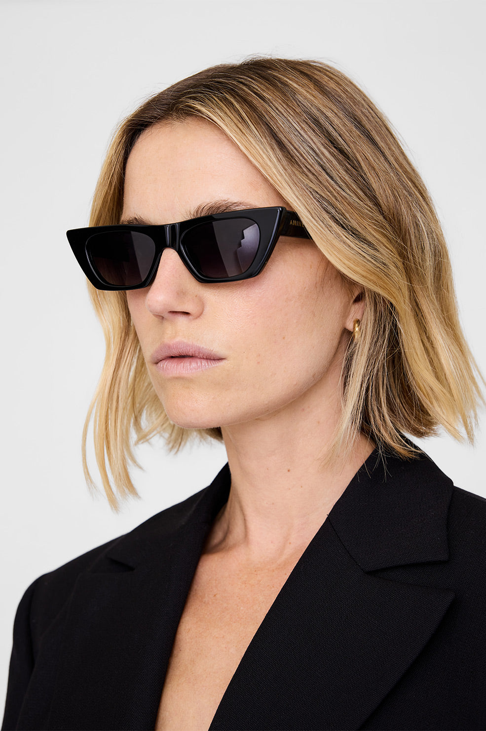 ANINE BING Pierre Sunglasses - Black display picture 1