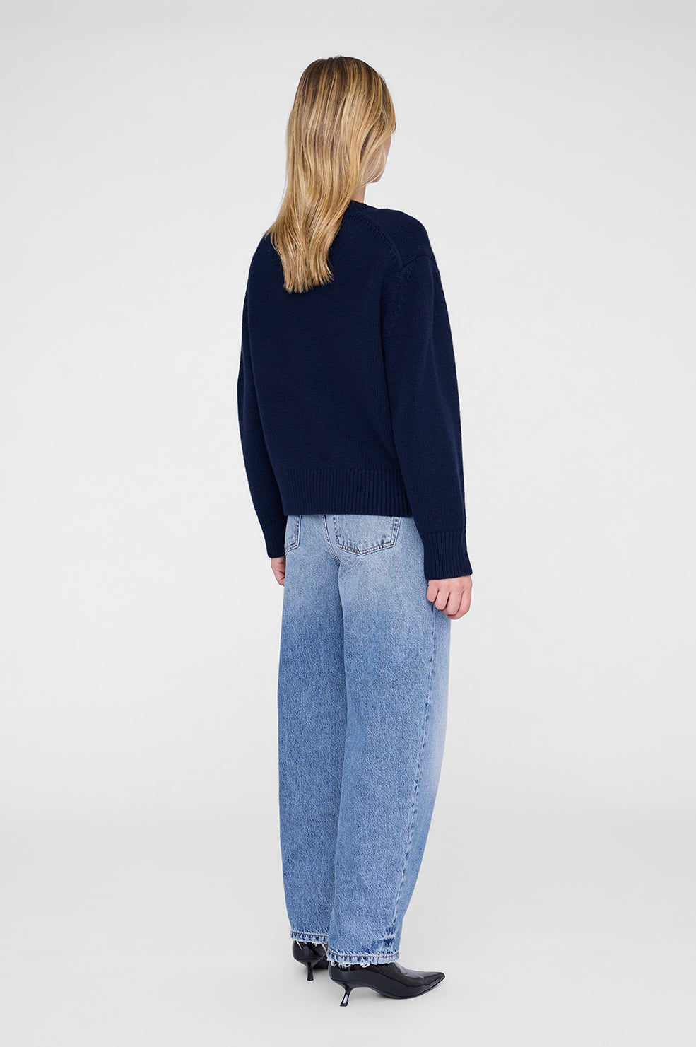 ANINE BING Roni Sweater - Midnight Blue