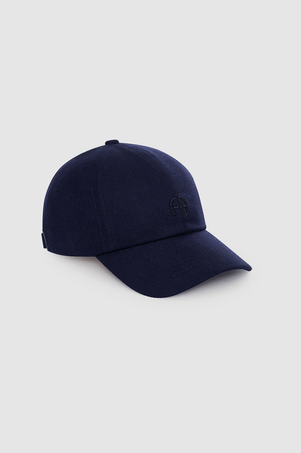 ANINE BING Jeremy Baseball Cap - Navy Wool