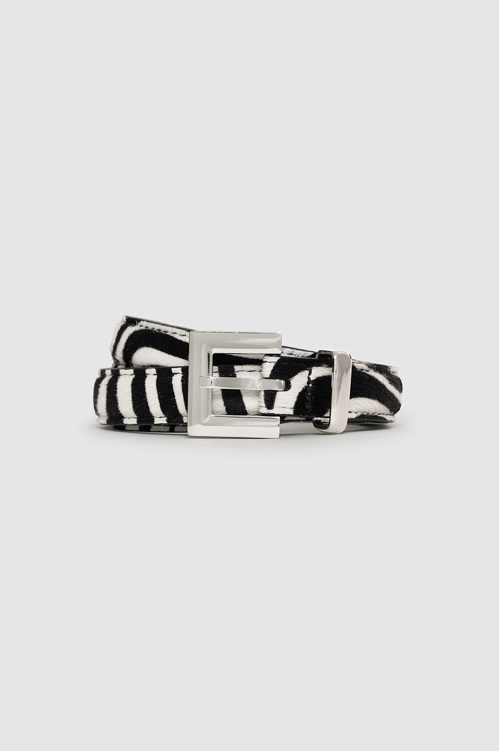 ANINE BING Nicola Belt - Zebra
