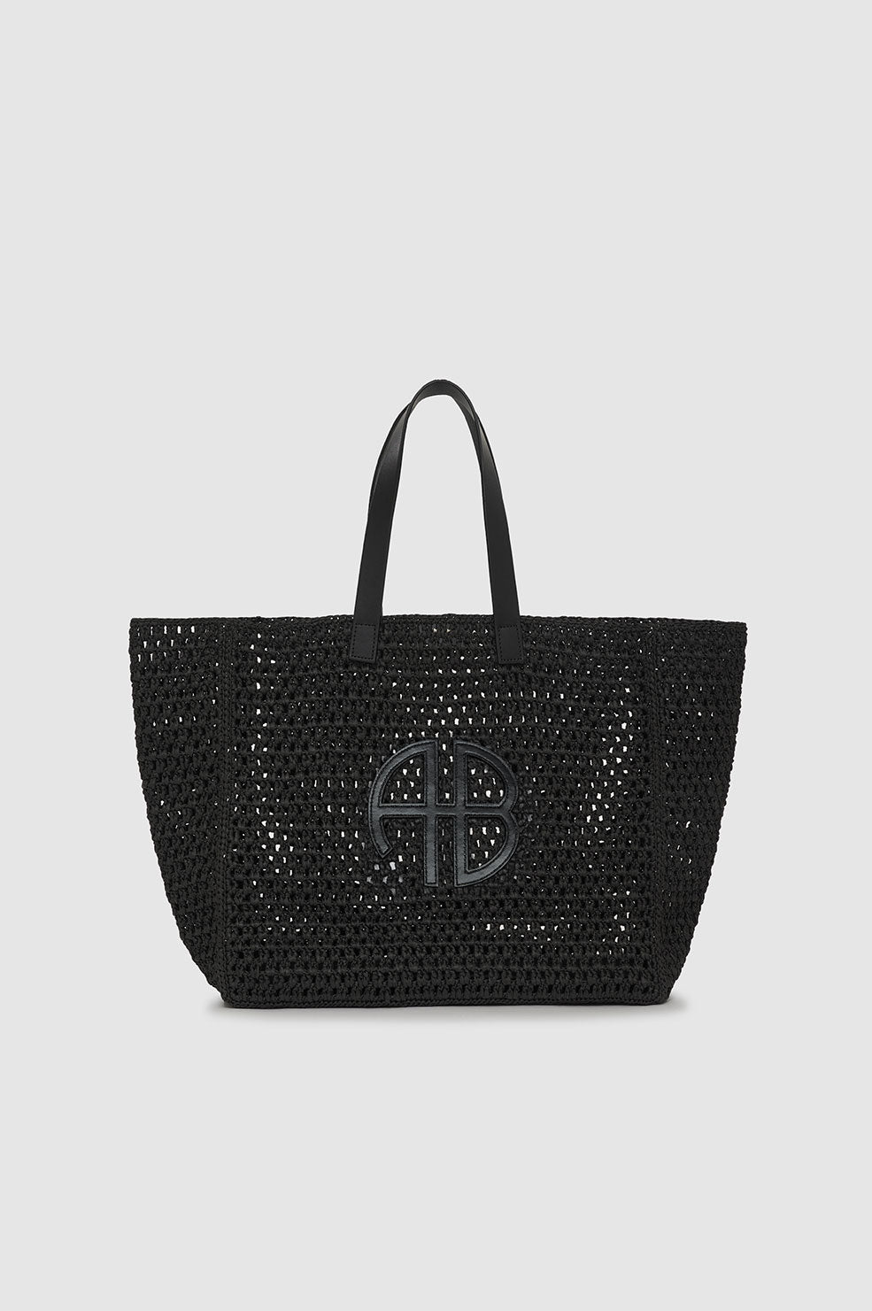GUCCI - Shopping bag - In black monogrammed woven canvas…