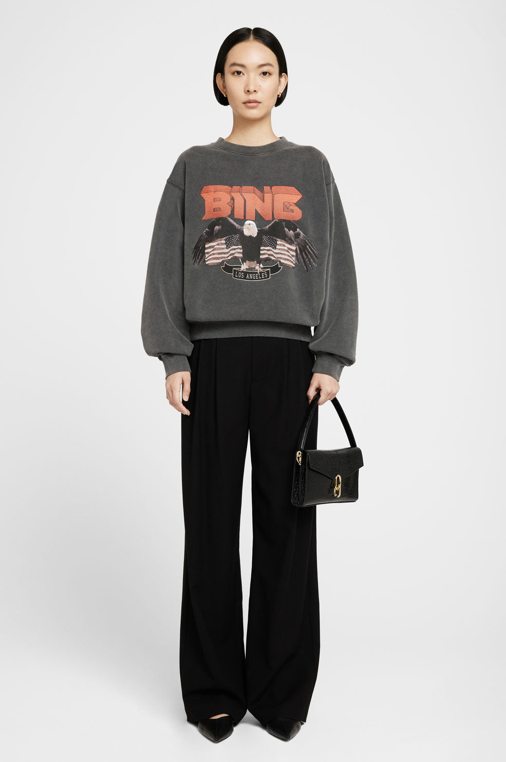 Anine Bing Ramona Monogram Sweatshirt (Size XS), Women's Fashion, Coats,  Jackets and Outerwear on Carousell
