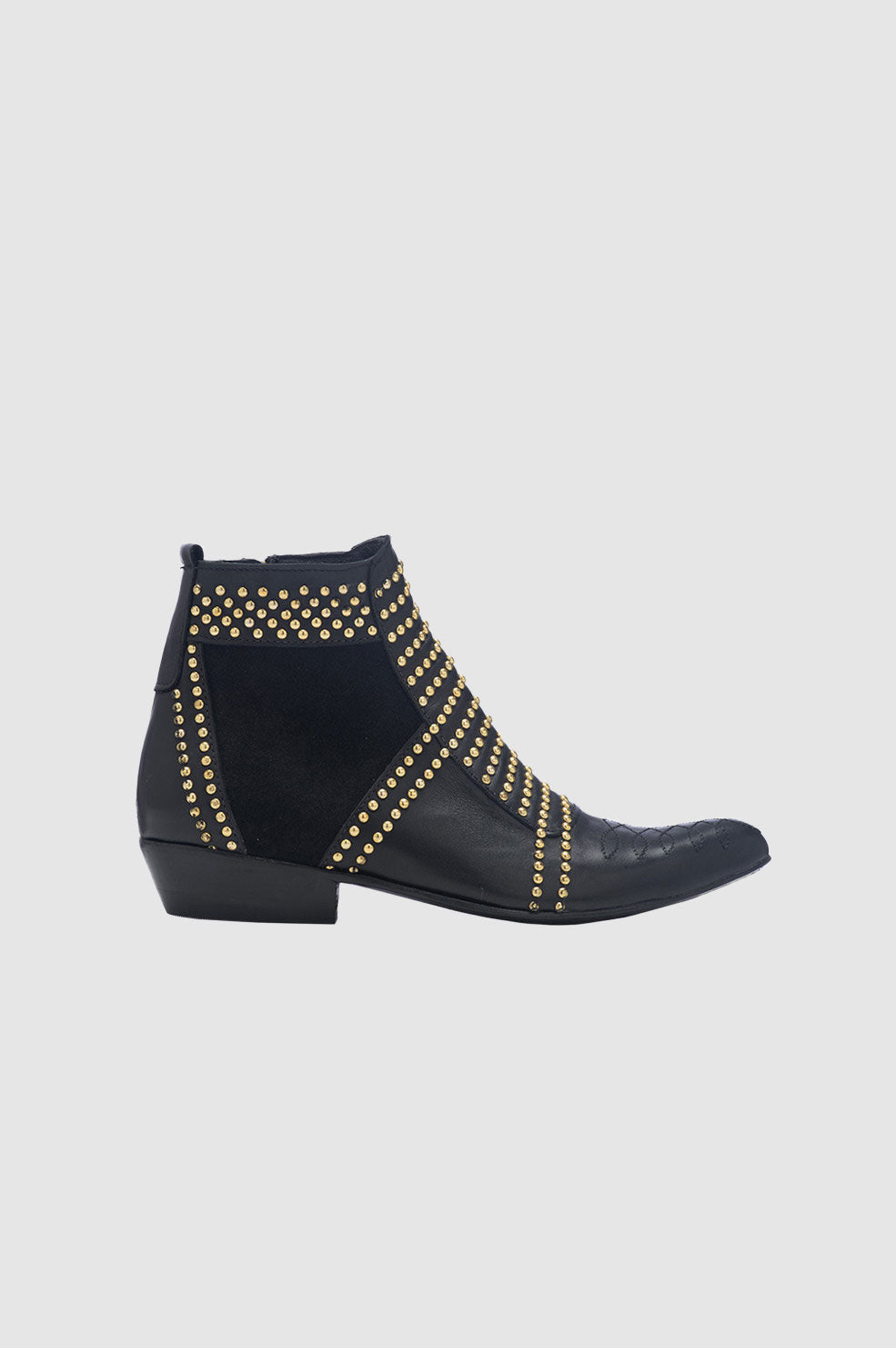 Rubber module Scheur ANINE BING Charlie Boots with Gold Studs