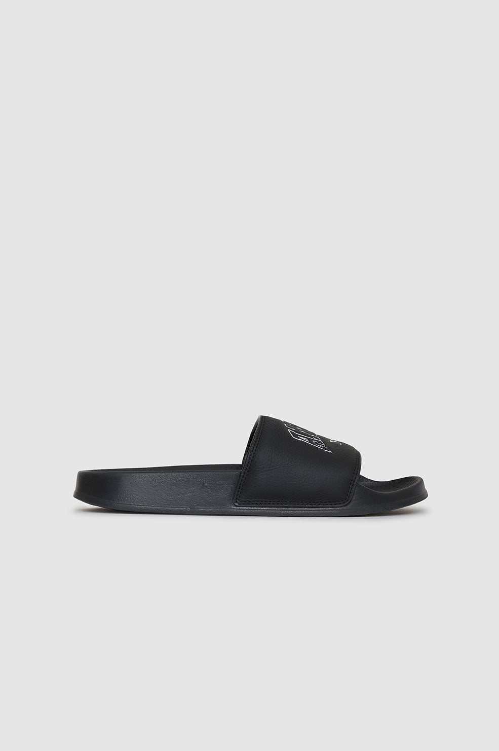 ANINE BING Reebok x ANINE BING Classic Slides - Black/White - Side Single View