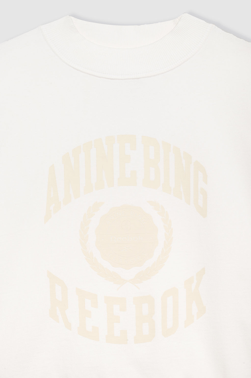 Reebok x Anine Bing T-Shirt - Chalk - Detail View