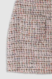 ANINE BING Adalynn Skirt - Lavender Tweed - Detail View