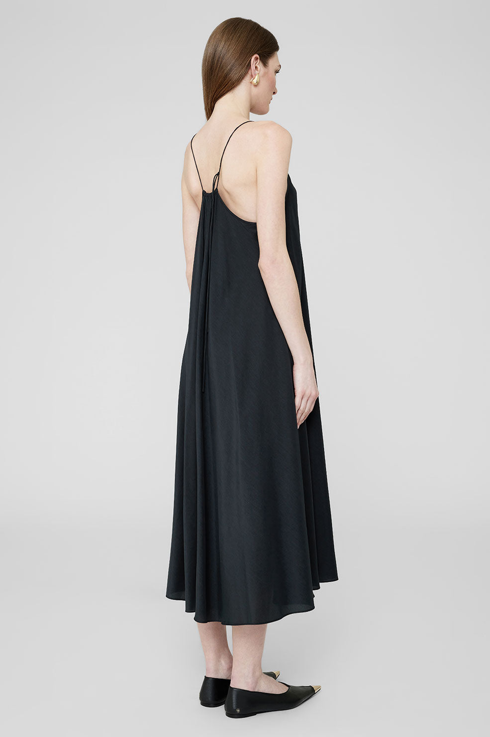 ANINE BING Aida Dress - Black thumbnail