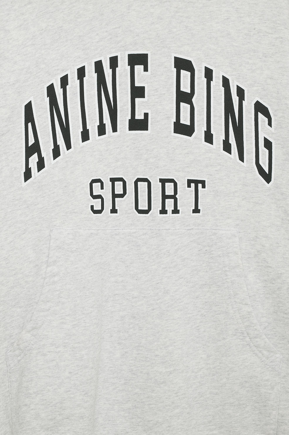 ANINE BING Alto Hoodie Anine Bing - Heather Grey - Detail View