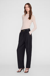 ANINE BING Amal Trouser - Black - on model front
