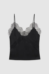 ANINE BING Amelie Camisole - Black - Front View
