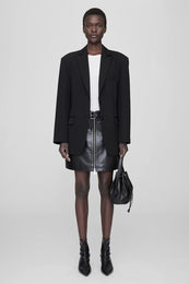 ANINE BING Ana Skirt - Black - On Model Front