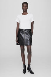 ANINE BING Ana Skirt - Black - On Model Front View 2