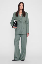 ANINE BING Aretha Blazer - Sage - on model front 