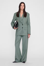 ANINE BING Aretha Blazer - Sage - on model front 