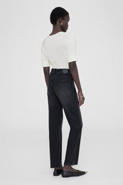 ANINE BING Aria Sweater - Ivory - On Model Back