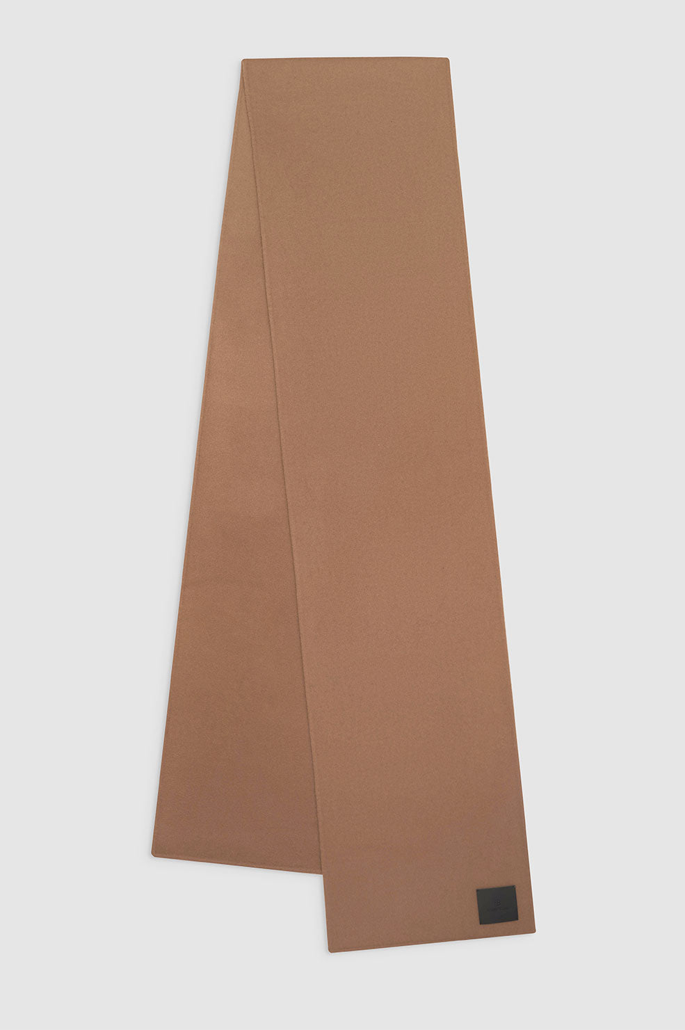 ANINE BING Ava Scarf - Camel Cashmere Blend - Front Folded View