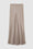 ANINE BING Bar Silk Maxi Skirt - Taupe - Front View