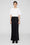 ANINE BING Bar Silk Maxi Skirt - Black - On Model Front