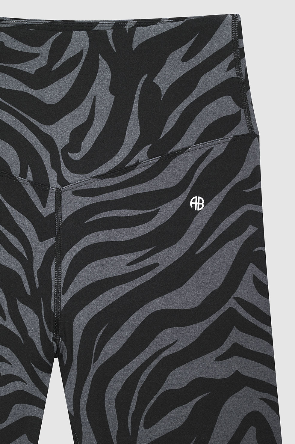 ANINE BING Blake Legging - Zebra Print - Detail View