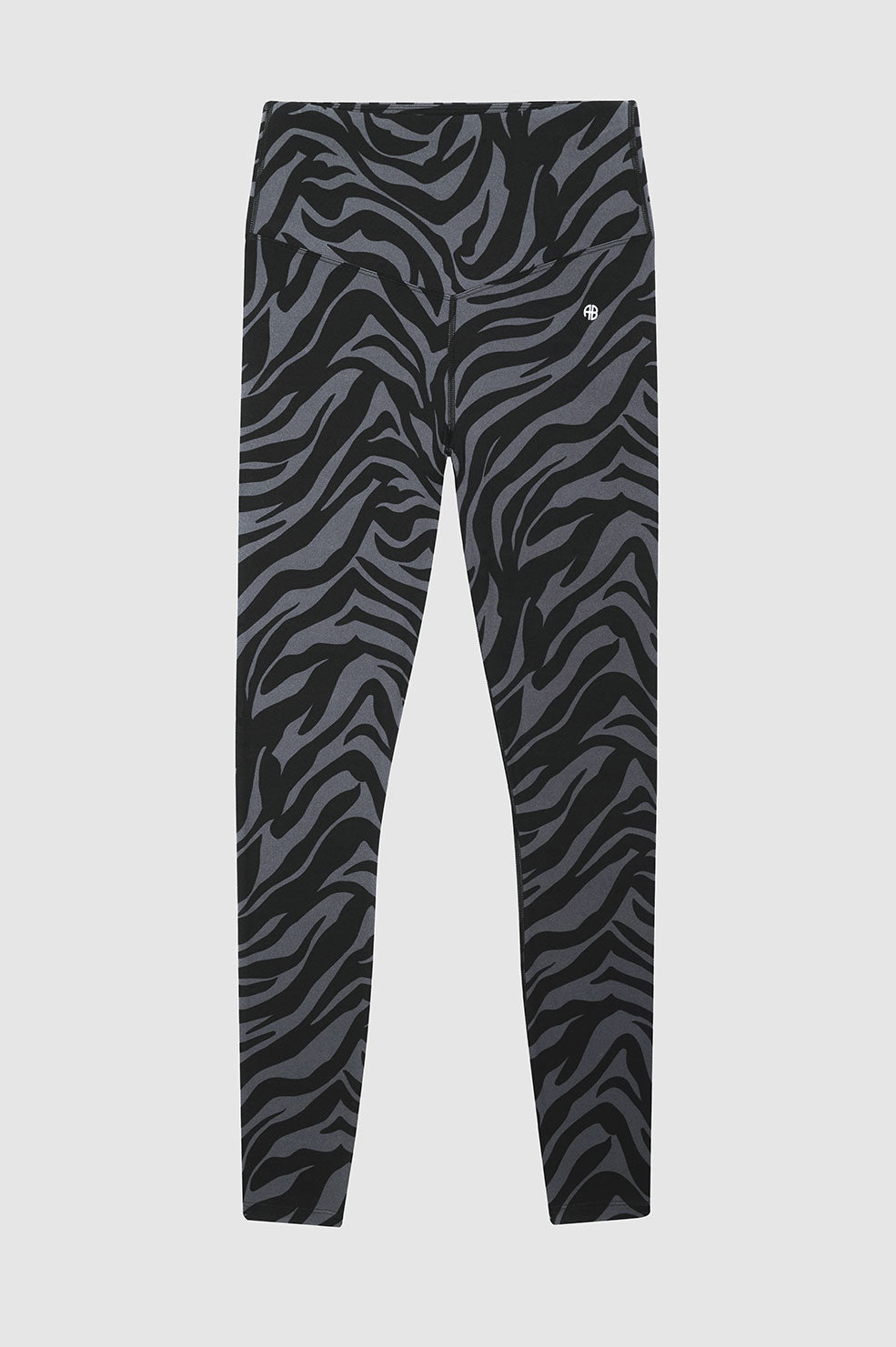 ANINE BING Blake Legging - Zebra Print - Front View