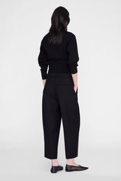 ANINE BING Brice Chino - Black- on model back