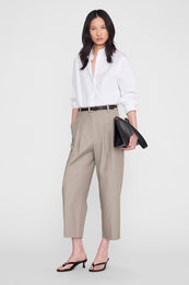 ANINE BING Brice Chino - Sand - on model front