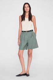 ANINE BING Brice Short - Sage - on model front second image