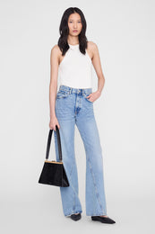 ANINE BING Brie Jean - Pale Azure - on model front