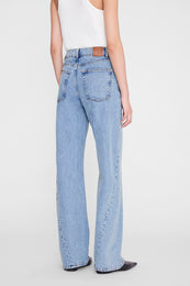 ANINE BING Brie Jean - Pale Azure - on model back detail