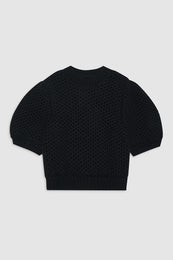 ANINE BING Brittany Sweater - Black - Front View