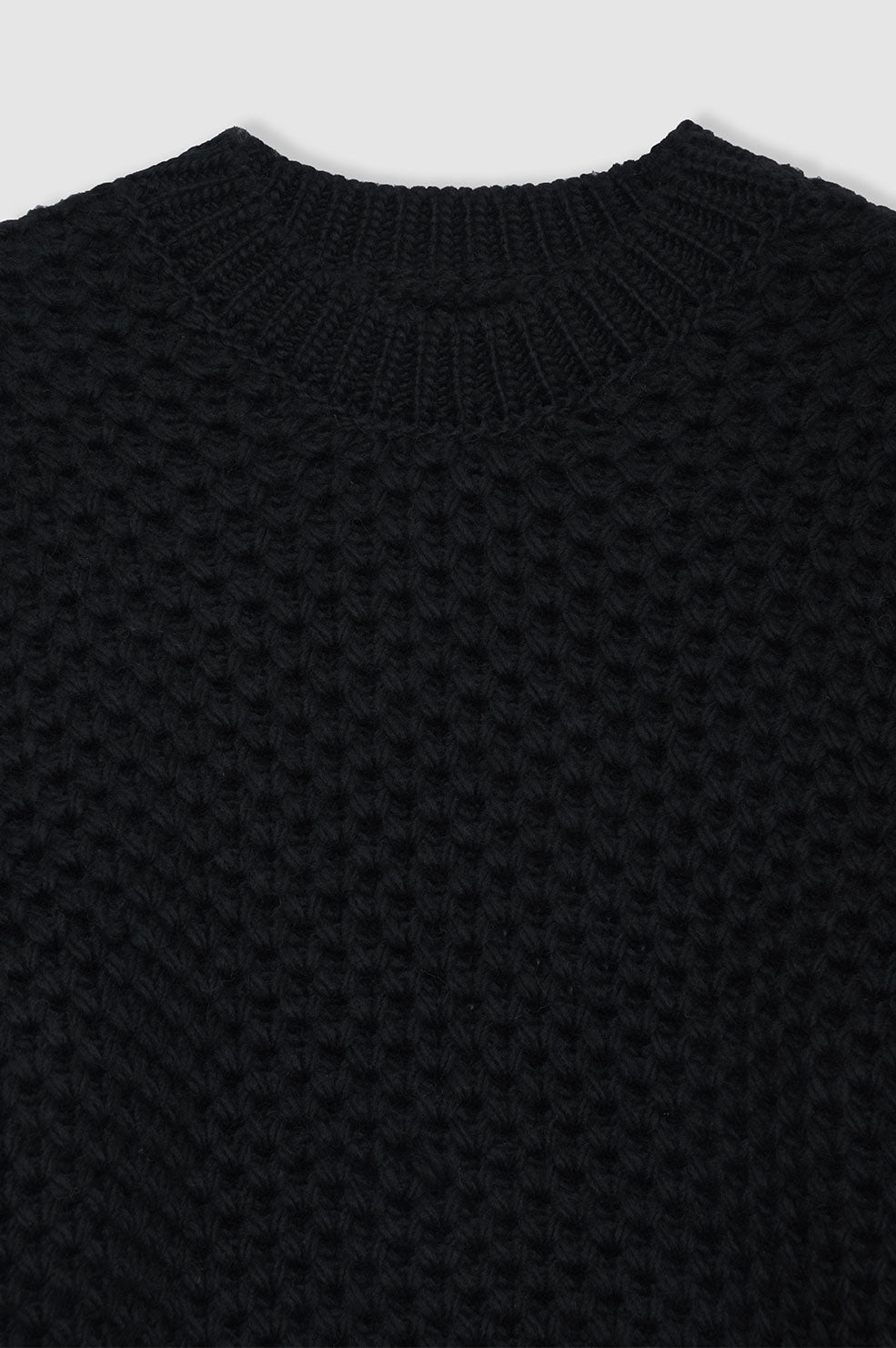 ANINE BING Brittany Sweater - Black - Detail View
