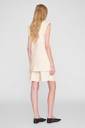 ANINE BING Bryson Short - Cream - on model back