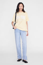 Cade Tee New York University - Butter Yellow XS