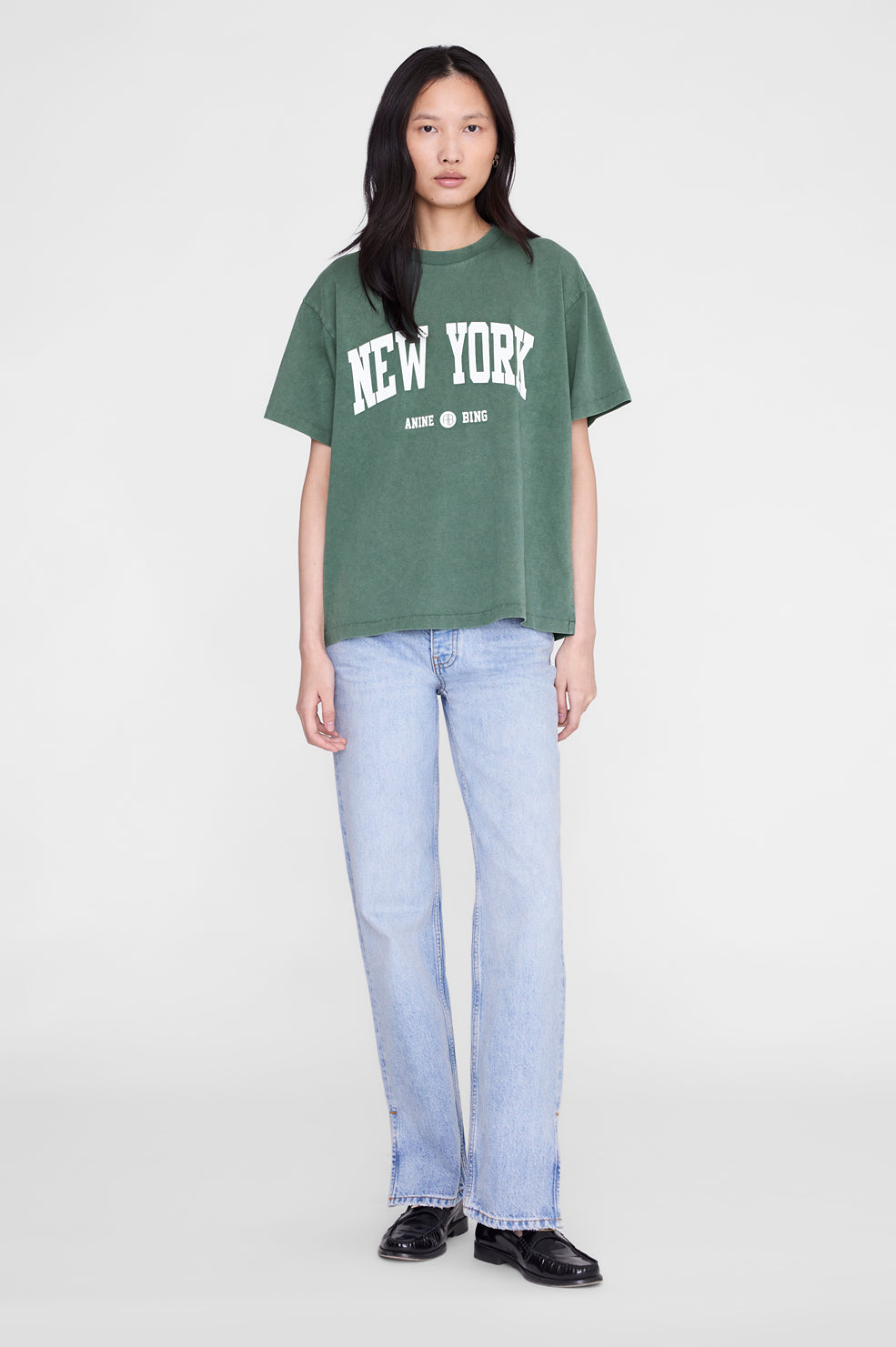Cade Tee New York University - Cilantro