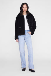 ANINE BING Camden Jacket - Black - on model front